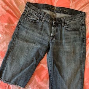 7 for all mankind Dojo bike shorts